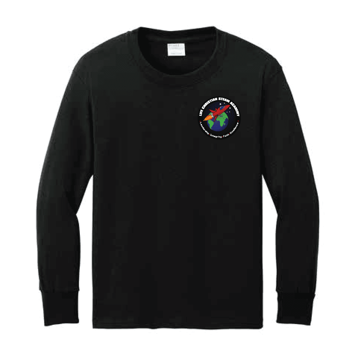 LONG SLEEVE TEE BLACK